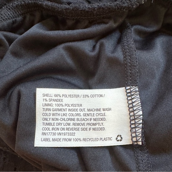 Women’s Wild Fable black textured sleeveless textured shorts romper Medium - Picture 5 of 5